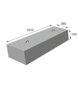 Перемычка плитная 2ПП-18.5 - ООО «ЗКПД ТДСК»