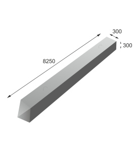 Железобетонная свая С-80.30-8 - ООО «ЗКПД ТДСК»