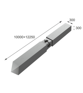 Железобетонные сваи С220.30-Св (С100.30-Всв1+С80.30-Нсв1) - ООО «ЗКПД ТДСК»