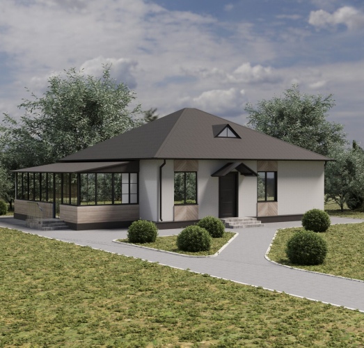 1 этажный 80 м2 - ООО «ЗКПД ТДСК»