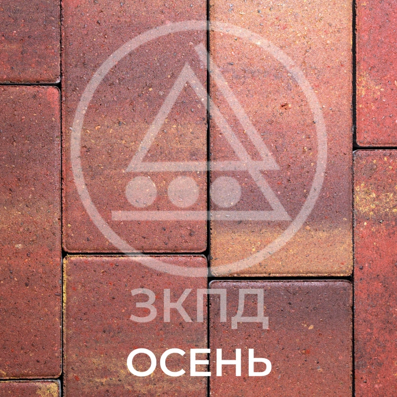 Тротуарная плитка Урбан осень гладкая