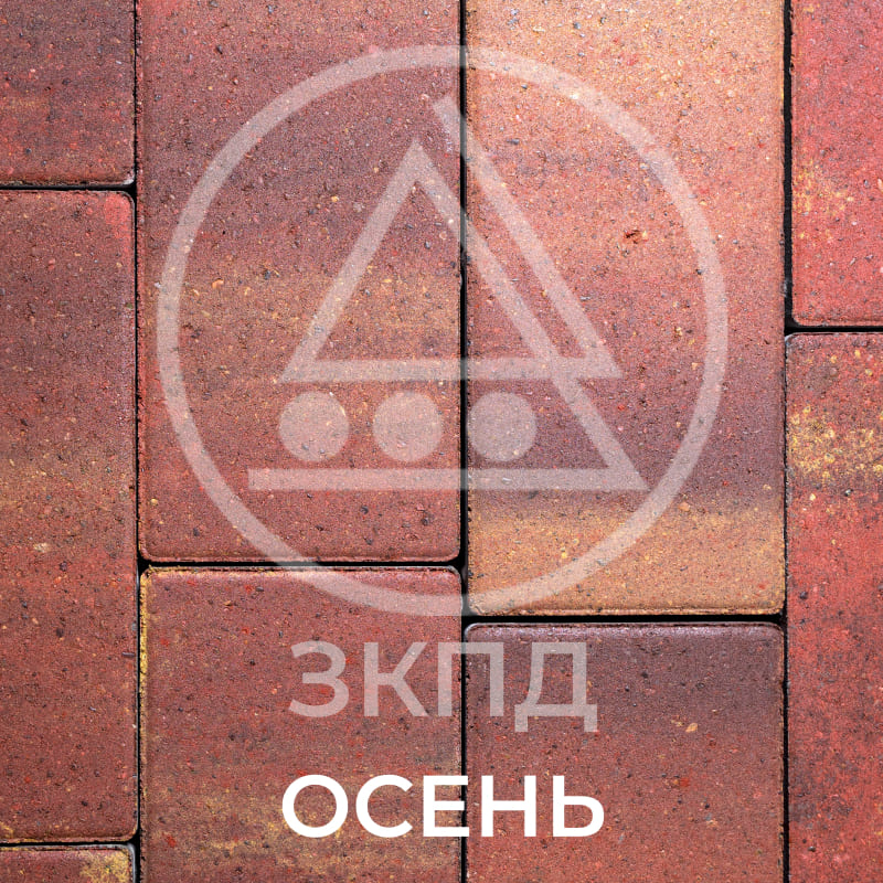 Тротуарная плитка Урбан осень гладкая