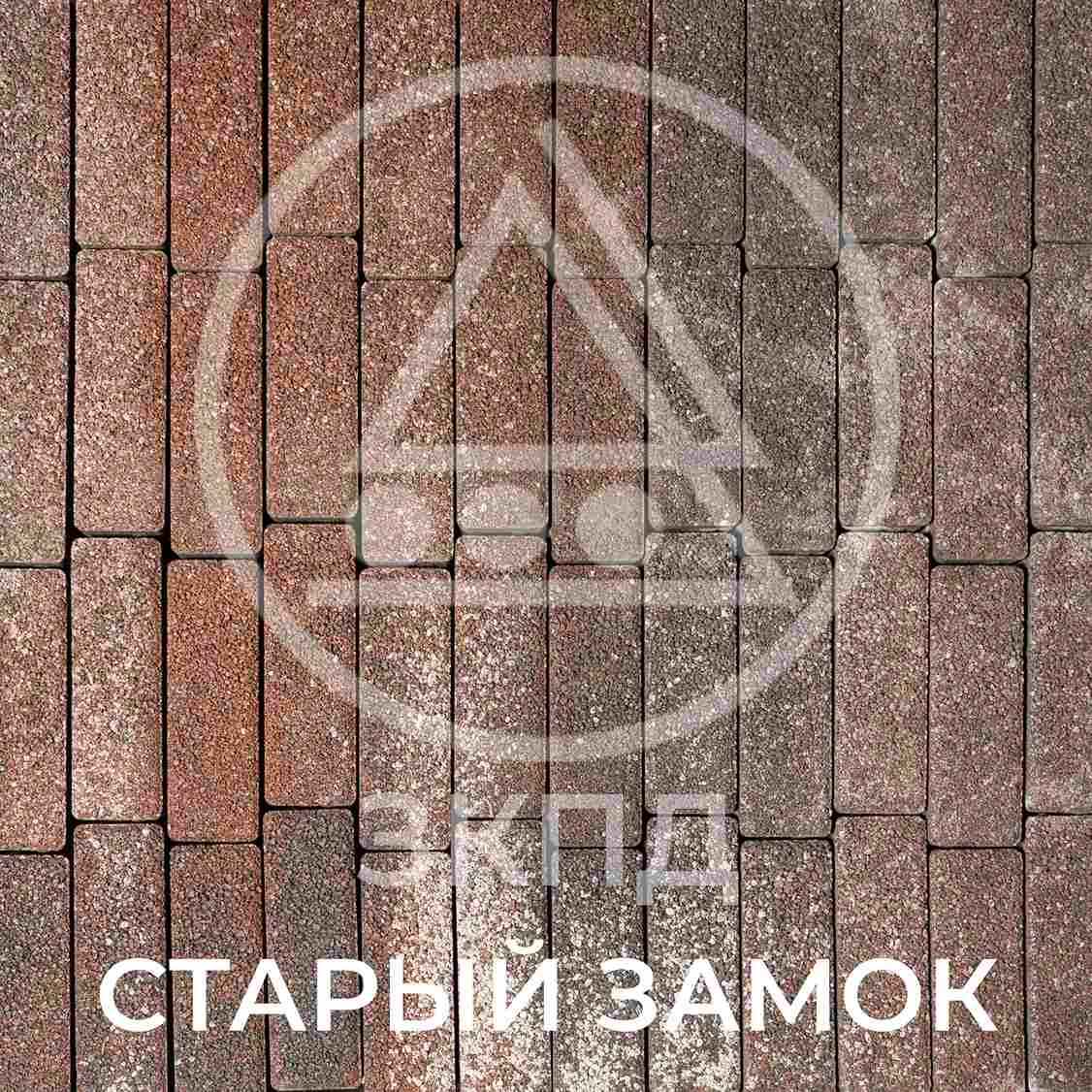 Тротуарная плитка Паркет старый замок гранит