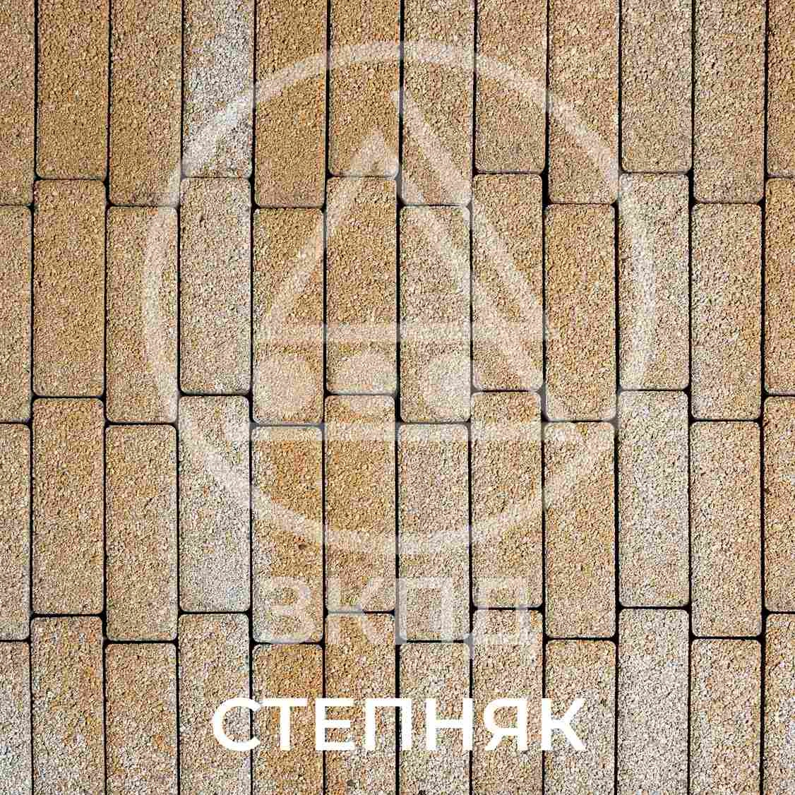Тротуарная плитка Паркет степняк гранит